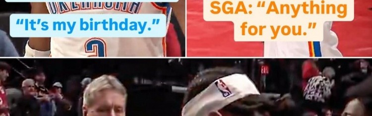jinnianhui金年会小球迷to亚历山大：今我生日 能要你球衣吗？SGA：啥都给你🥰